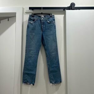 AGOLDE Riley Long Straight Jean
